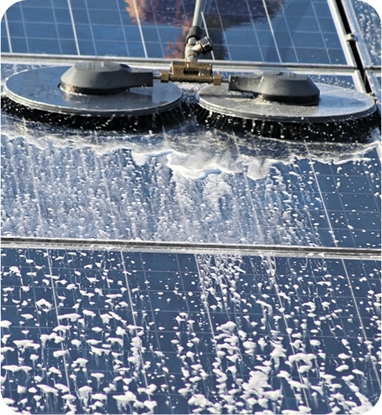 Limpeza de painéis solares